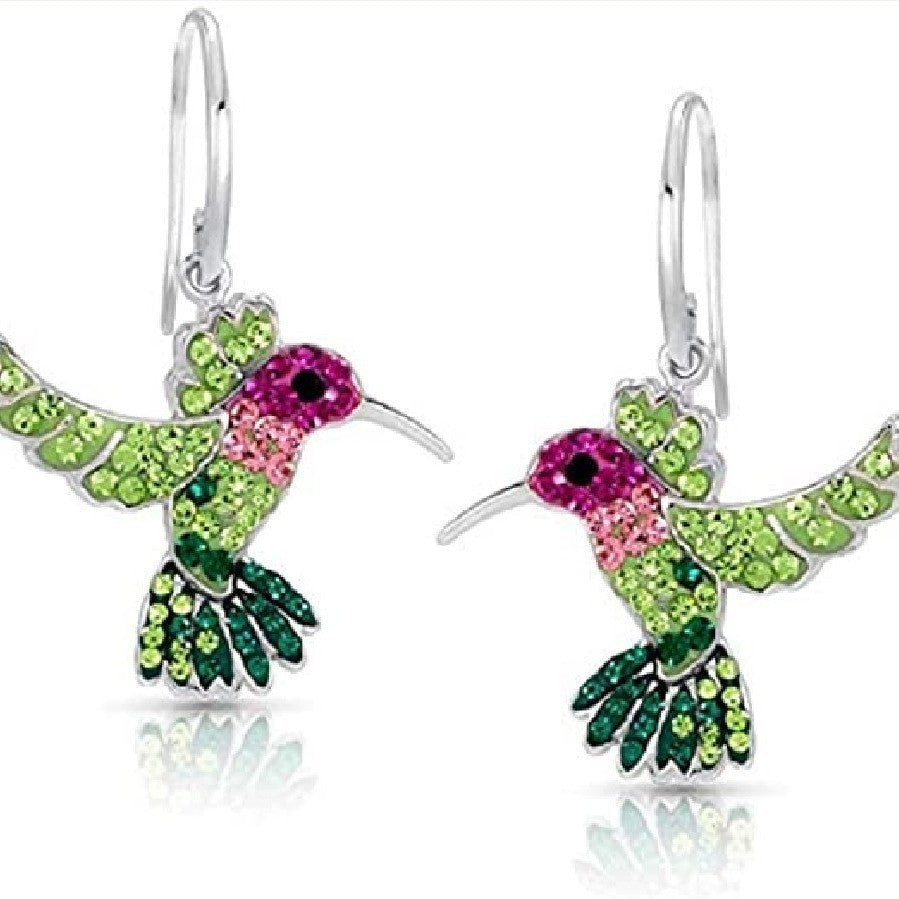 Náušnice Třpytivý kolibřík