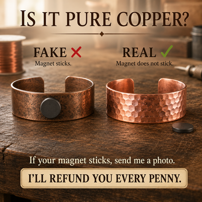 Helen's Sedge Copper Bracelet