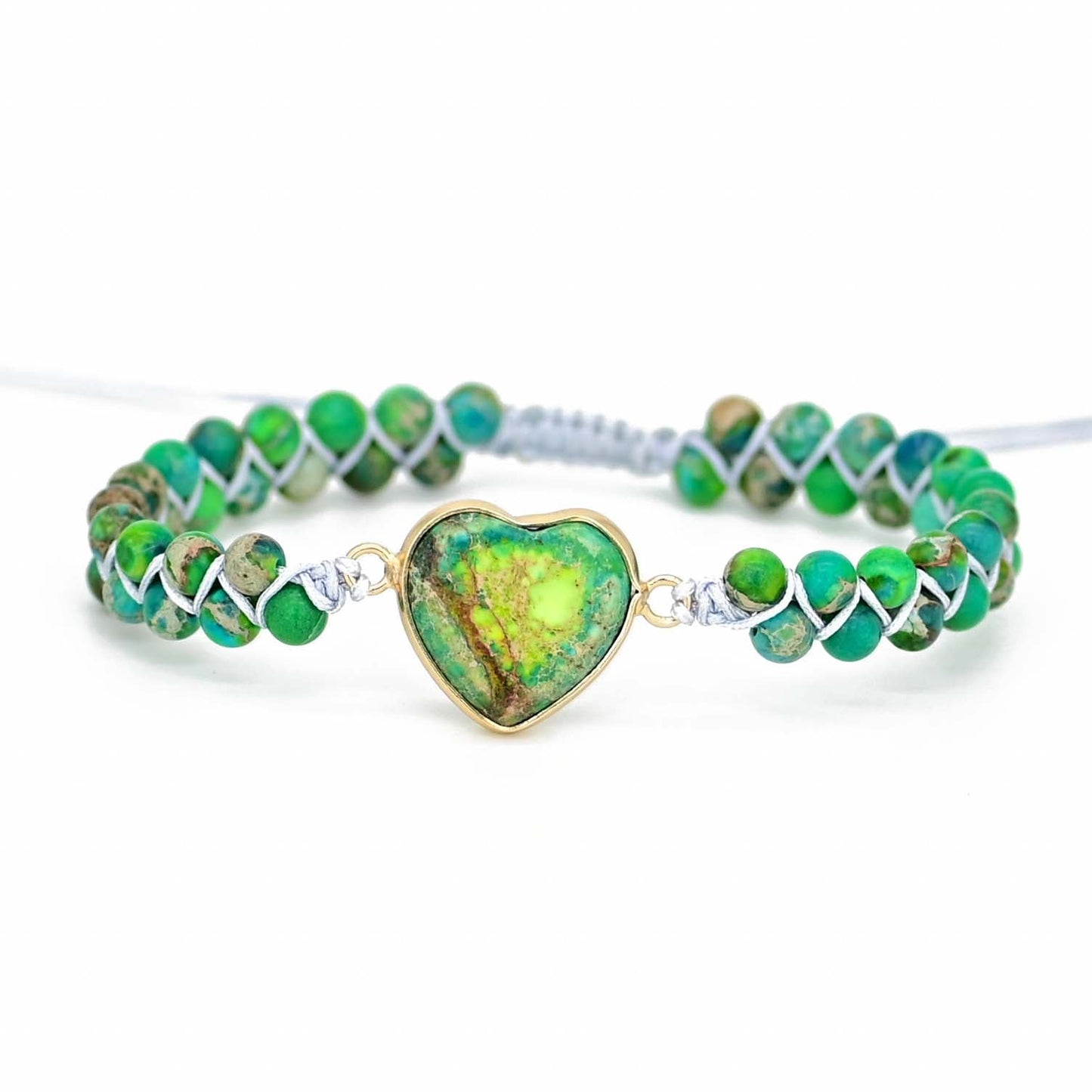 Náramek Láska se zeleným jaspisem