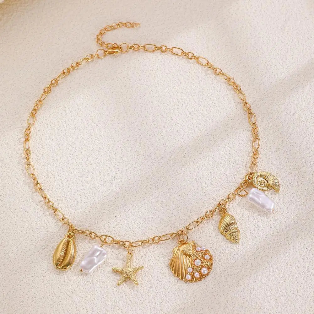 Náhrdelník Mořská hvězdice s perlou Ocean Treasures