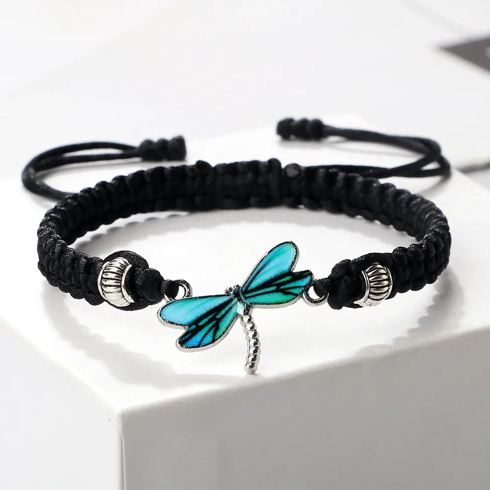 Ručně pletený náramek Sny o vážce