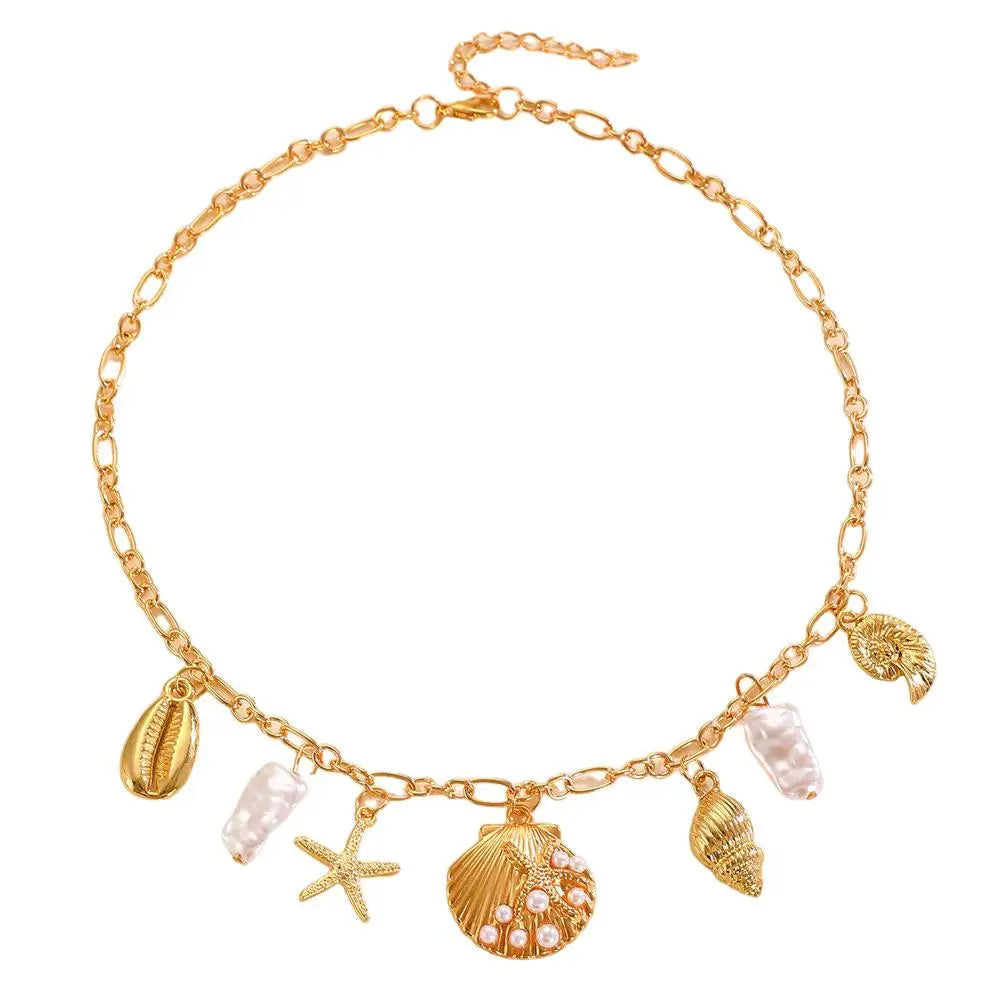 Náhrdelník Mořská hvězdice s perlou Ocean Treasures