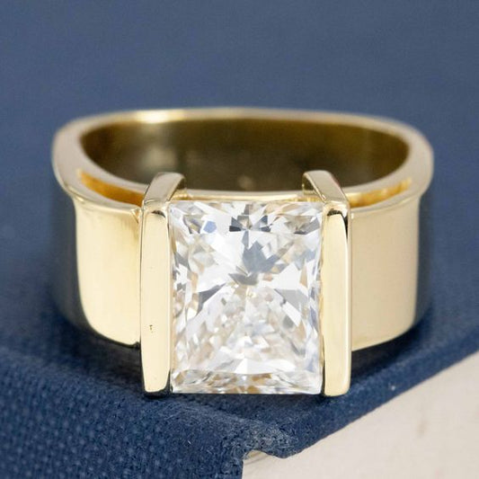 Vintage prsten s brusem princess
