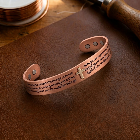 Helen's Creed Copper Bracelet