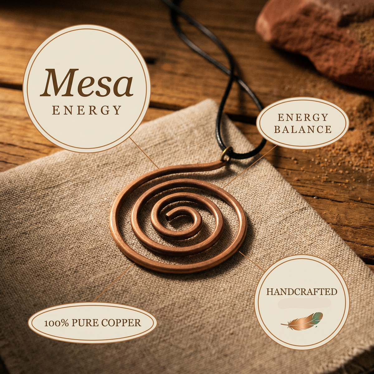 Helen's Mesa Copper Necklace