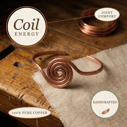 Helen's Coil Copper Anklet
