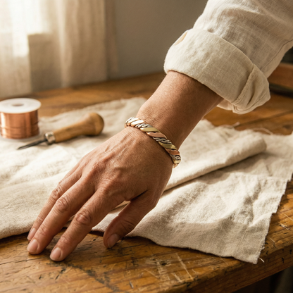 Helen's Stone Copper Bracelet