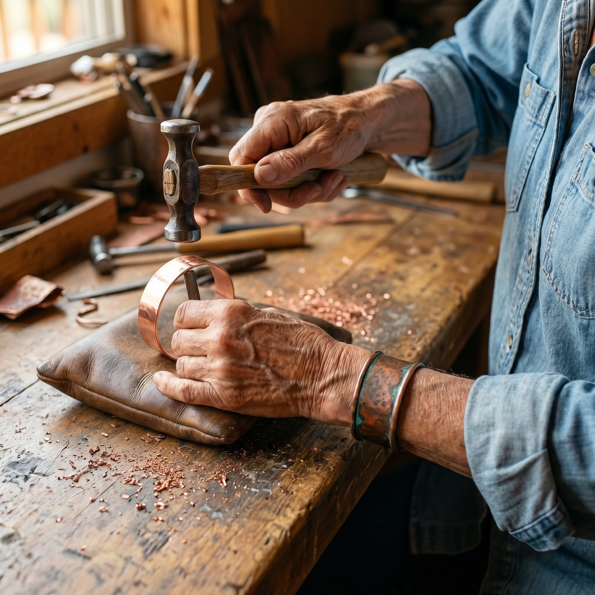 Helen's Wick Copper Bracelet