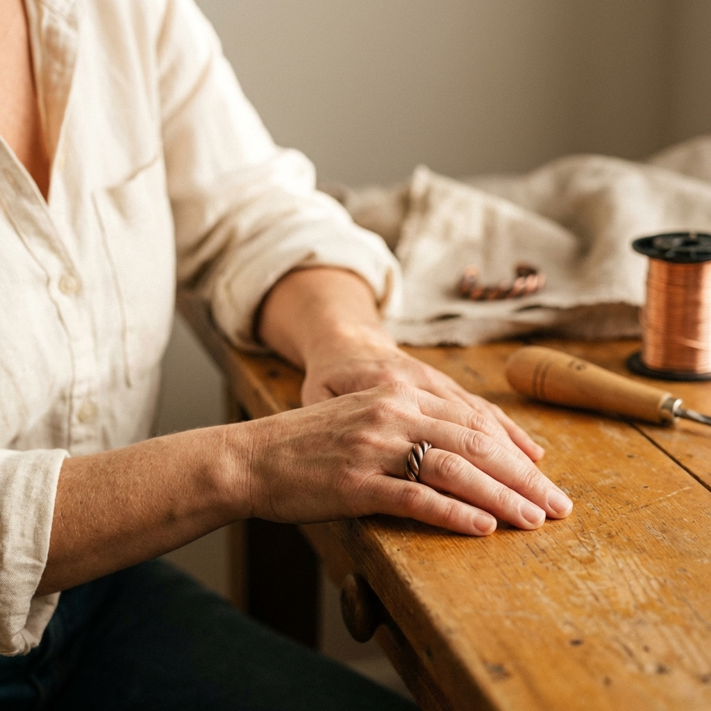 Helen's Tine Copper Ring