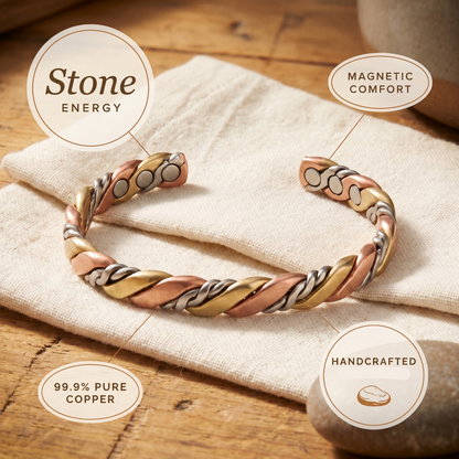 Helen's Stone Copper Bracelet