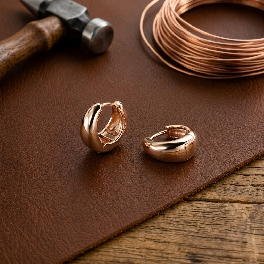 Helen's Hull Copper Earrings