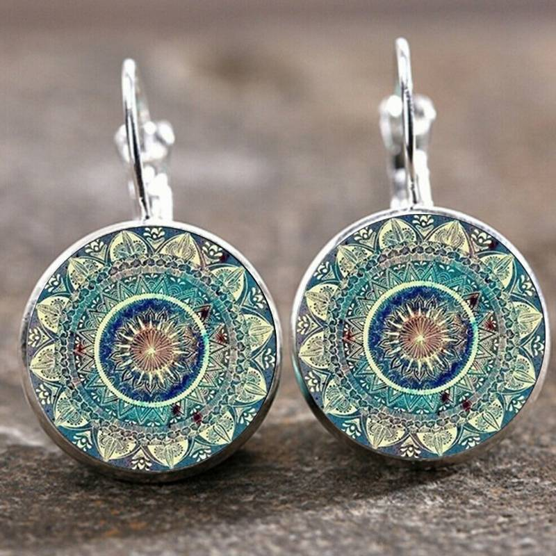 Vintage náušnice mandala