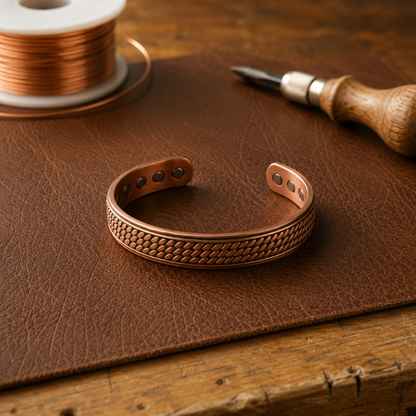 Helen's Wave Copper Bracelet